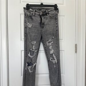 AE  black  next level stretch skinny jeans